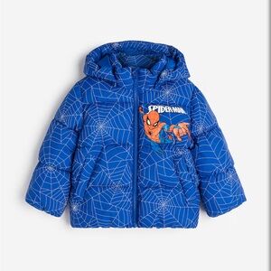 H&M Spider-Man Water-Repellent Puffer Jacket